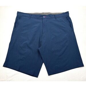 Burnside Performance Shorts Mens 40 Navy Blue Hybrid Golf Stretch Walk BC9821